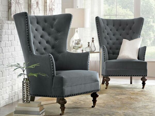 Carolina Leather Roll Arm Chair Chairs Bassett Furniture 6