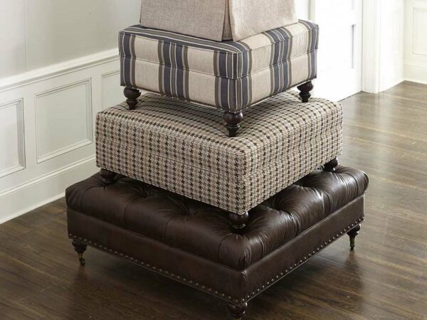Delway Round Ottoman Ottomans & Poufs Bassett Furniture 13