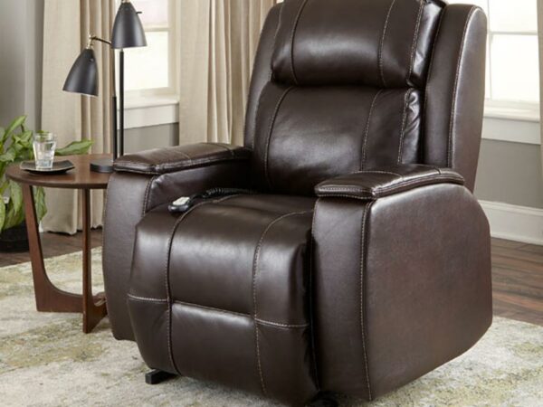 Carolina Leather Roll Arm Chair Chairs Bassett Furniture 9