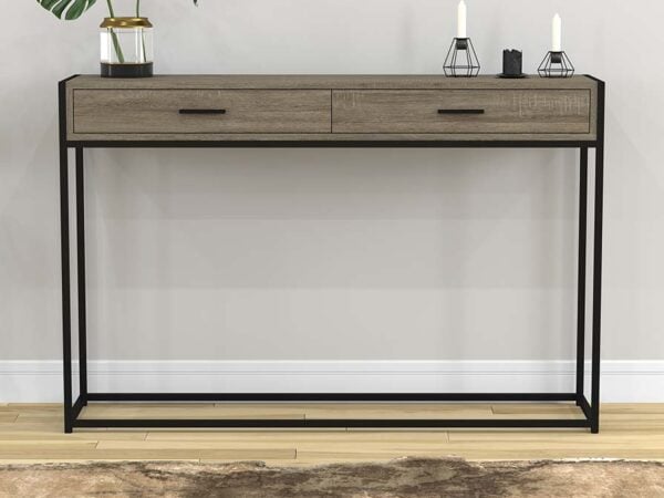 Kingsley Accent Table Chairside Tables Brown 7