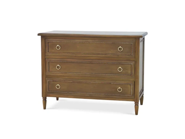 Cholet 3 Drawer Dresser in Straw Wash Dressers Bramble