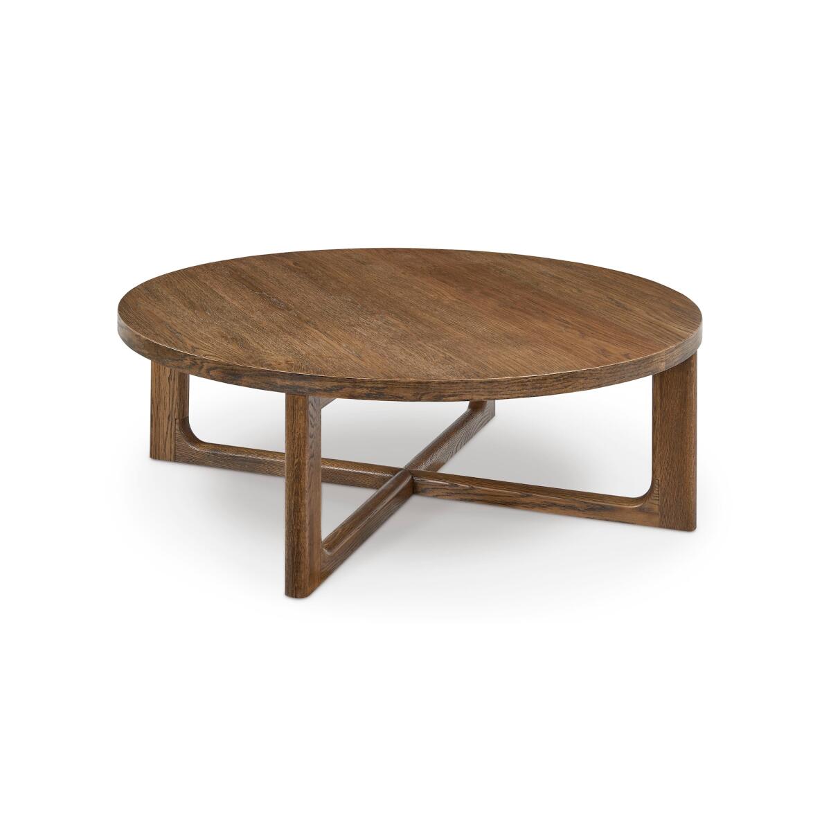 Reston Round Cocktail Table Cocktail & Coffee Tables Bassett Furniture 2 Reston Round Cocktail Table Cocktail & Coffee Tables Bassett Furniture 2