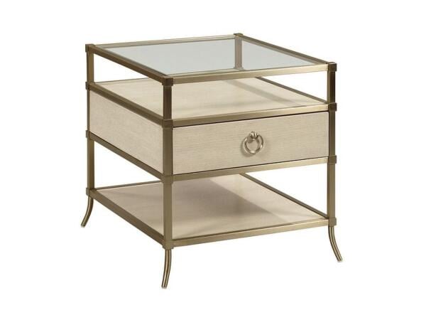 Lenox Capri Alabaster End Table End tables Hammary