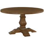 Tavern Oak Round Dining Table