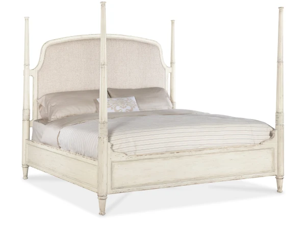 Americana Americana King Upholstered Poster Bed Beds Americana