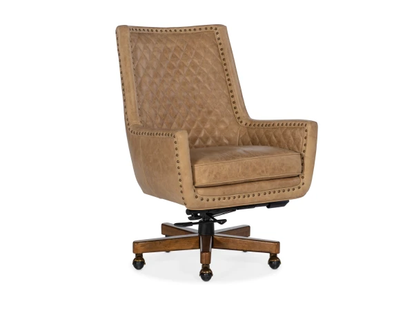 EC Kent Executive Swivel Tilt Chair Office Chairs Dark Wood