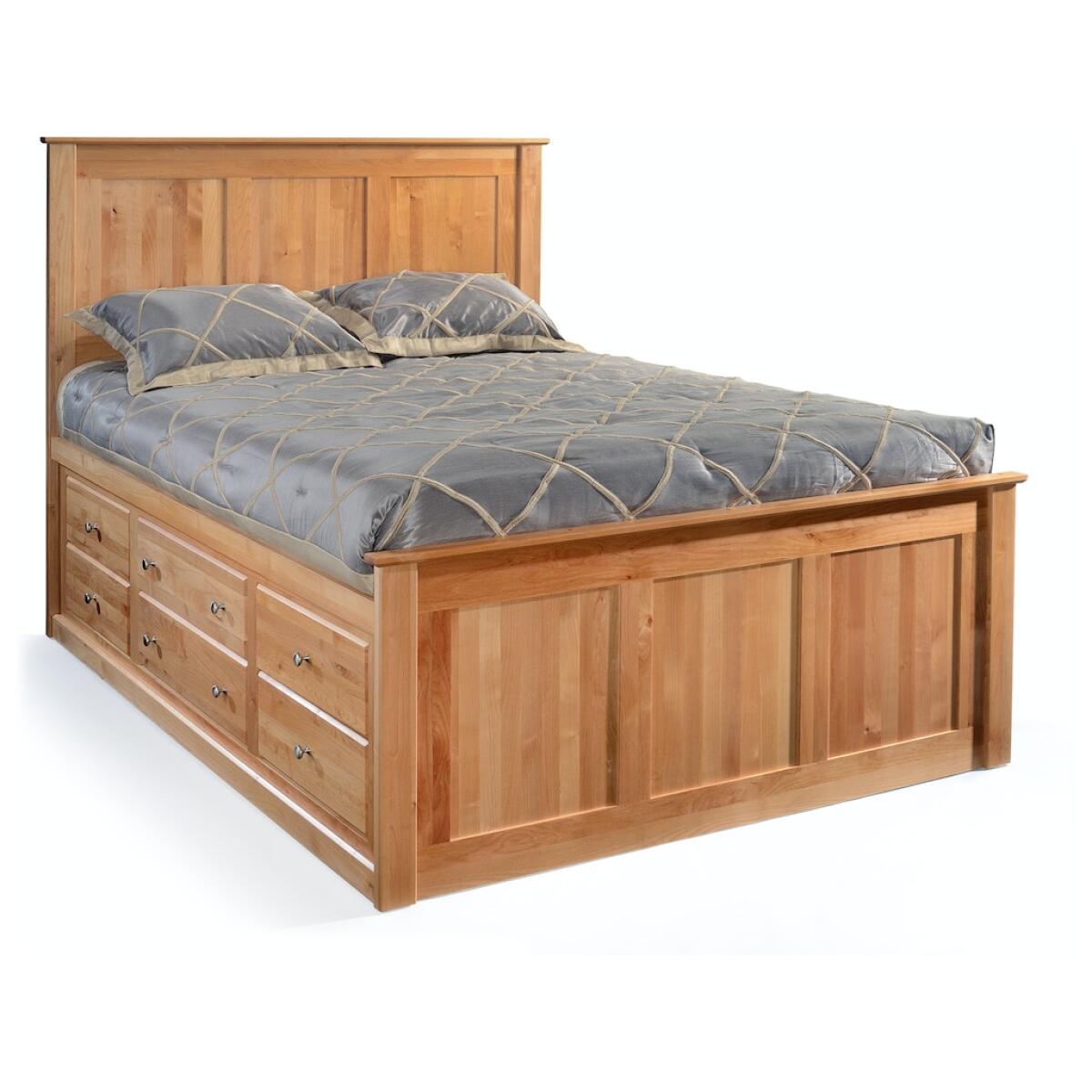 6 Drawer Pedestal – Queen/King Beds Archbold Furniture 3