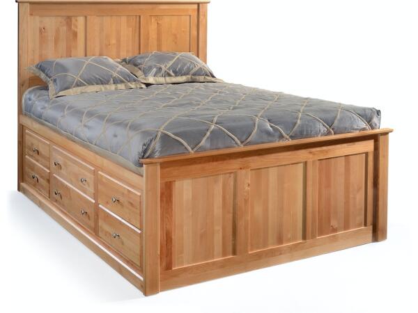 6 Drawer Pedestal – Queen/King Beds Archbold Furniture