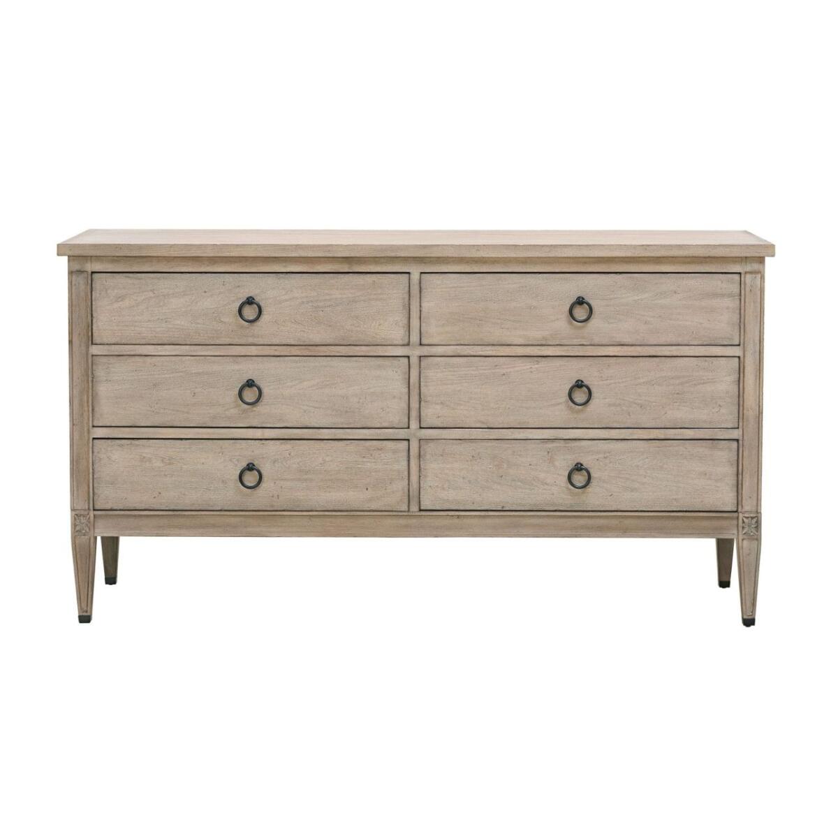 Charlotte Dresser in Washed Elm Dressers Bassett Furniture 2 Charlotte Dresser in Washed Elm Dressers Bassett Furniture 2