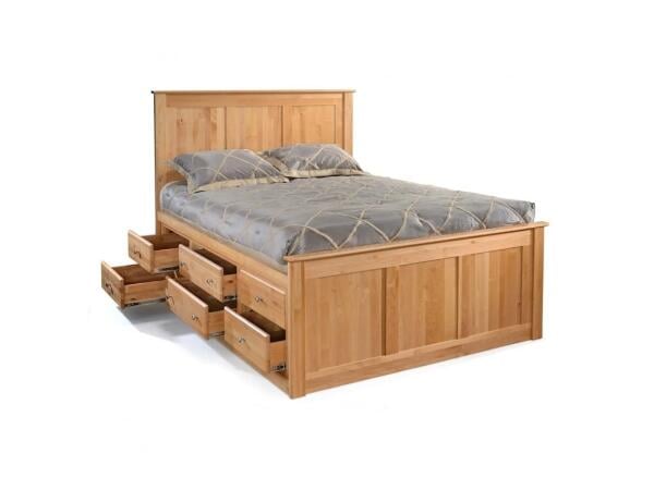 Casual Queen 9-Drawer Chest Bed Beds Archbold Furniture