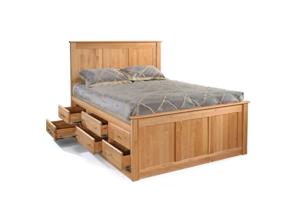 Casual Queen 9-Drawer Chest Bed Beds Archbold Furniture