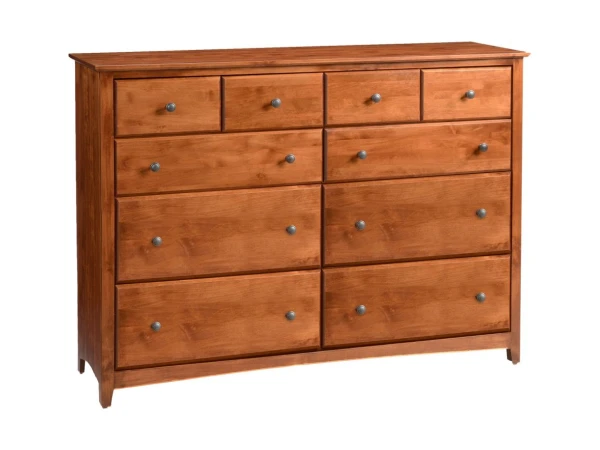 Shaker Tall 10 Drawer Dresser Dressers Archbold Furniture
