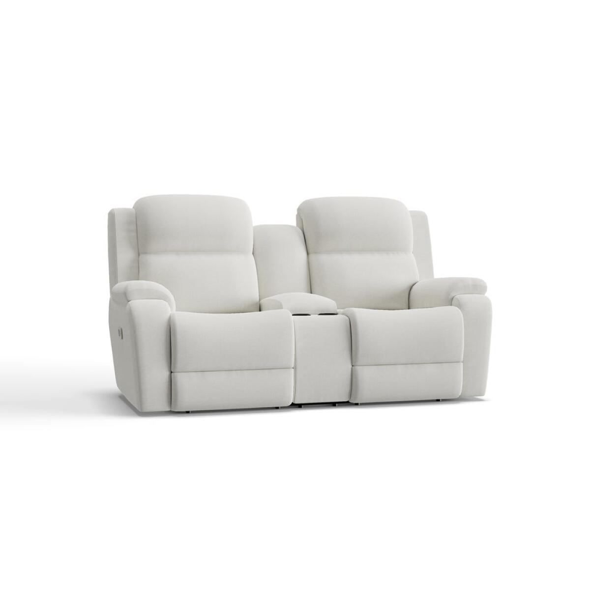 Dorian Power Reclining Loveseat w/ Headrest, Lumbar & Console Dorian Power Reclining Loveseat w/ Headrest, Lumbar & Console - Image 1