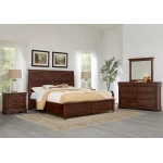 Vista Nightstand 2 Drawer Warm Cherry - Image 5