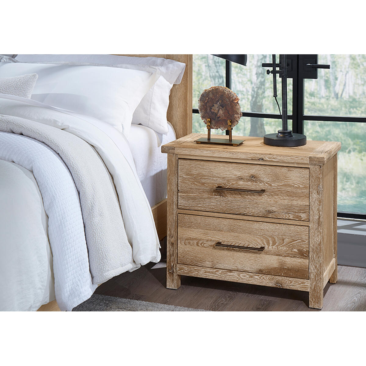 Dovetail Night Stand Sun Bleached White Nightstands Vaughan Bassett 5