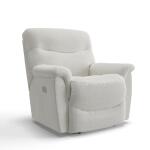 James Power Wall Recliner w/ Headrest & Lumbar Recliners Customizable 4