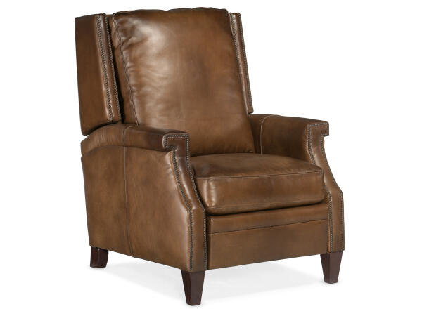 RC Collin Manual Push Back Recliner Recliners Dark Wood