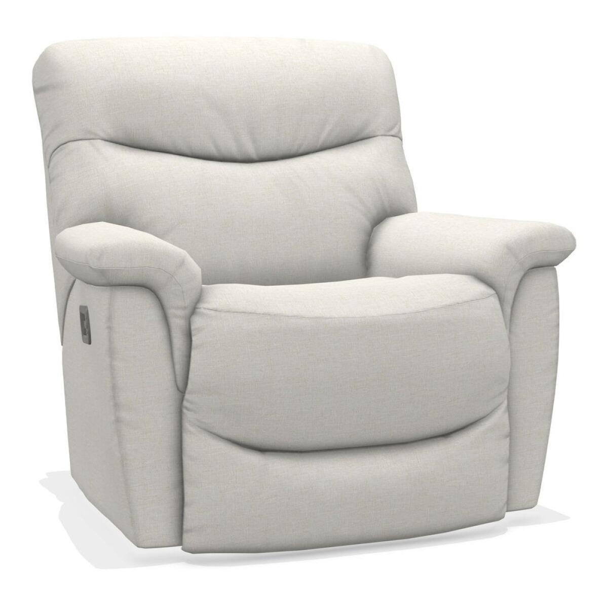 James Power Rocking Recliner w/ Headrest & Lumbar James Power Rocking Recliner w/ Headrest & Lumbar - Image 1