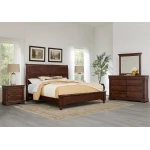 Vista 8 Drawer Dresser- Warm Cherry - Image 2