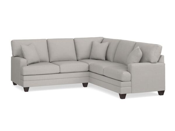 Carolina Track Arm L-Shaped Sectional Sectionals Bassett Furniture