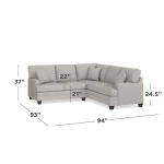 Carolina Sock Arm U-Shaped Sectional - Image 2