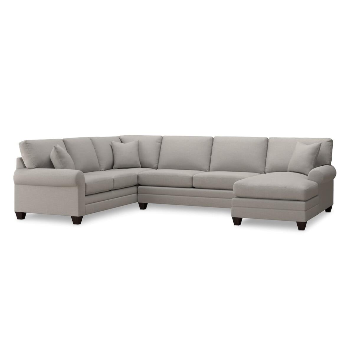 Carolina Sock Arm U-Shaped Sectional Sectionals Bassett Furniture 2 Carolina Sock Arm U-Shaped Sectional Sectionals Bassett Furniture 2