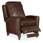 RC Rylea Manual Push Back Recliner Recliners Dark Wood 10