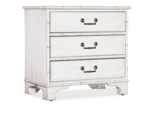 Charleston Charleston Three-Drawer Nightstand Nightstands Charleston