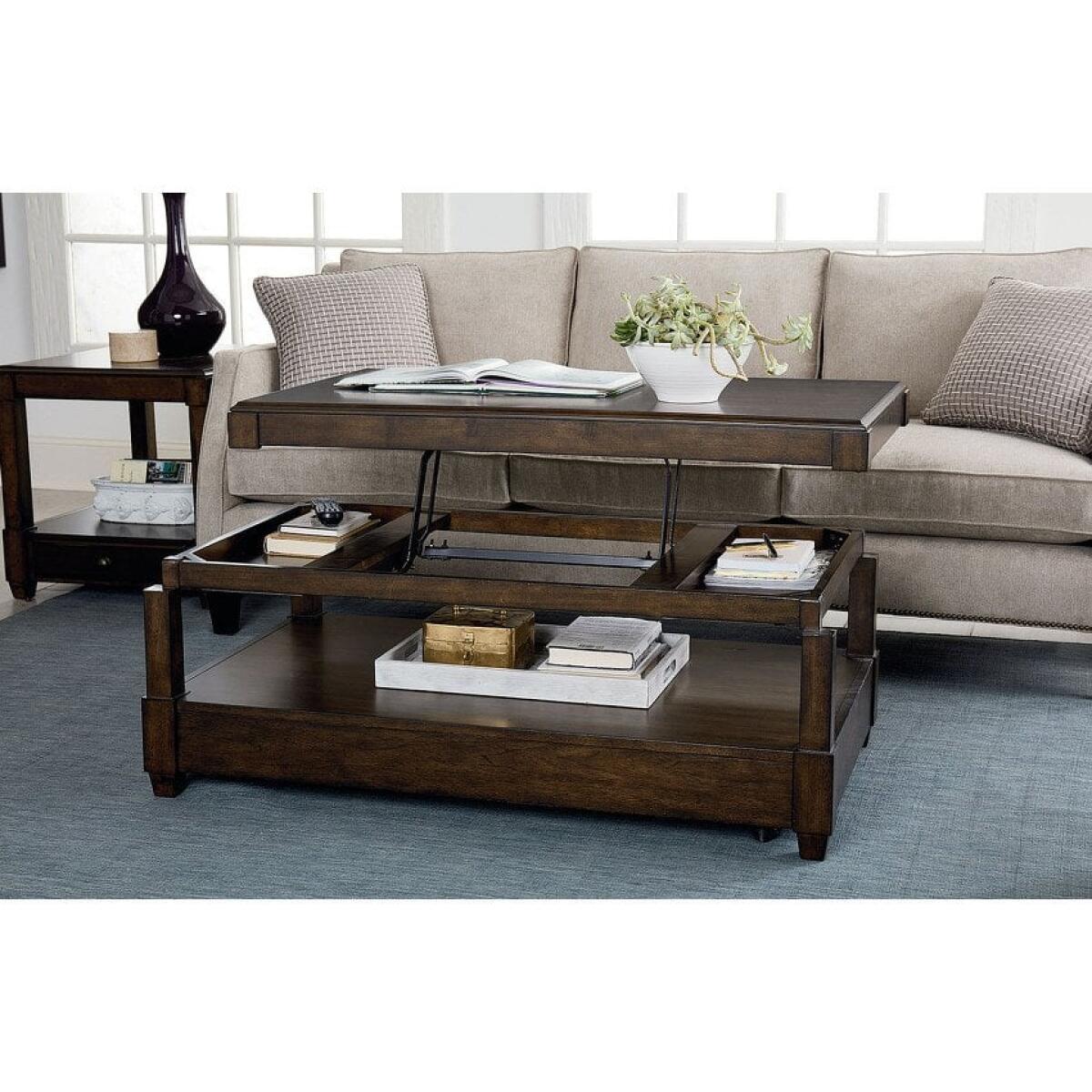 Halsey Rectangular Lift Top Coffee Table Cocktail & Coffee Tables Hammary 2 Halsey Rectangular Lift Top Coffee Table Cocktail & Coffee Tables Hammary 2