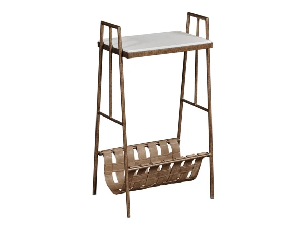 Hidden Treasures Saffiano Magazine Table Accent Furniture Hammary