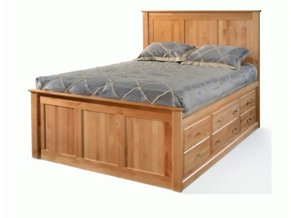 Alder Shaker Storage Bed – King Beds Archbold Furniture