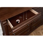 Vista 5 Drawer Chest- Warm Cherry - Image 3