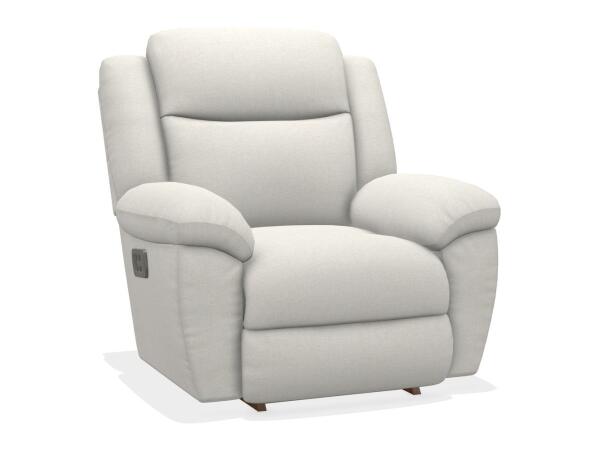 Joel Power Rocking Recliner w/ Headrest & Lumbar Recliners Customizable