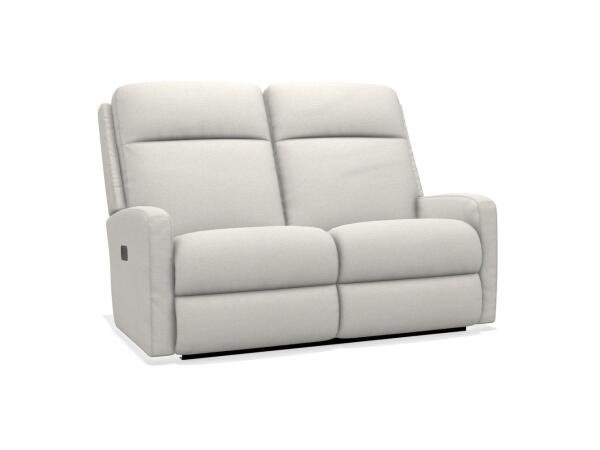 Finley Power Wall Reclining Loveseat w/ Headrest & Lumbar Loveseats Customizable