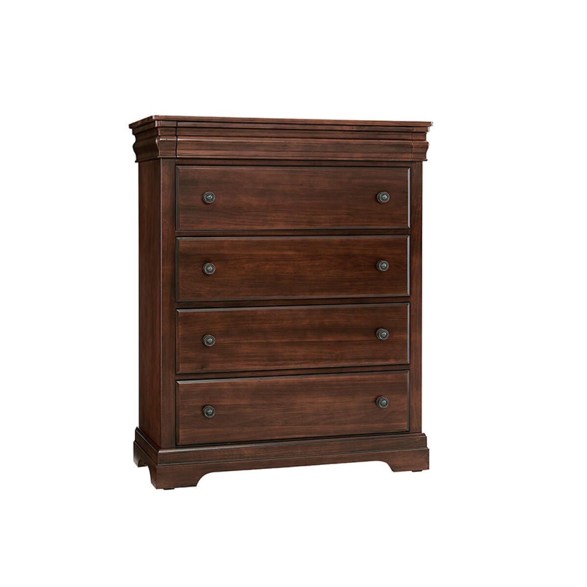 Vista 5 Drawer Chest- Warm Cherry Chests Vaughan Bassett 6