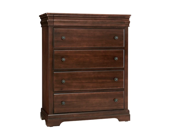 Vista 5 Drawer Chest- Warm Cherry Chests Vaughan Bassett
