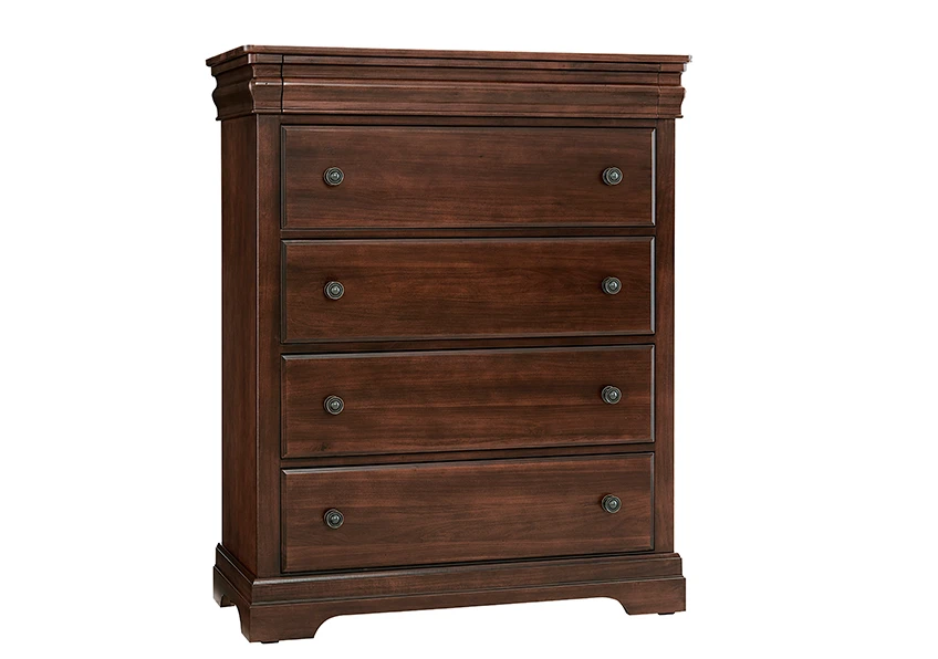 Vista 5 Drawer Chest- Warm Cherry Vista 5 Drawer Chest- Warm Cherry - Image 1
