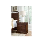 Vista Nightstand 2 Drawer Warm Cherry - Image 2