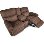 Trouper Power Reclining Loveseat w/ Headrest & Console Loveseats Customizable 13