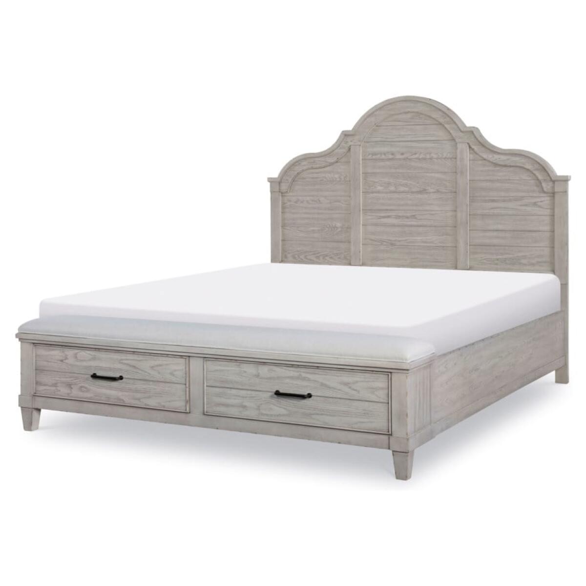 Modern Farmhouse Queen Arched Panel Bed With Storage Footboard Beds Legacy Classic Furniture 2 Modern Farmhouse Queen Arched Panel Bed With Storage Footboard Beds Legacy Classic Furniture 2