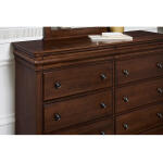 Vista 8 Drawer Dresser- Warm Cherry Dressers Vaughan Bassett 9