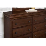 Vista 8 Drawer Dresser- Warm Cherry - Image 3