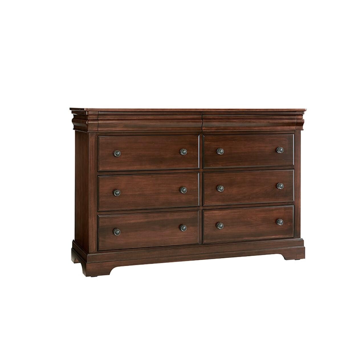Vista 8 Drawer Dresser- Warm Cherry Dressers Vaughan Bassett 2 Vista 8 Drawer Dresser- Warm Cherry Dressers Vaughan Bassett 2
