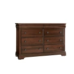 Vista 8 Drawer Dresser- Warm Cherry