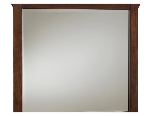 Vista Landscape Mirror Warm Cherry Mirrors Vaughan Bassett