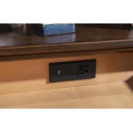 Traditional Nightstand With Usb Port And Outlet - Image 2