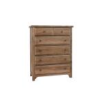 Cool Farmhouse 5 Drawer Dresser Grey CF Dressers Vaughan Bassett 8