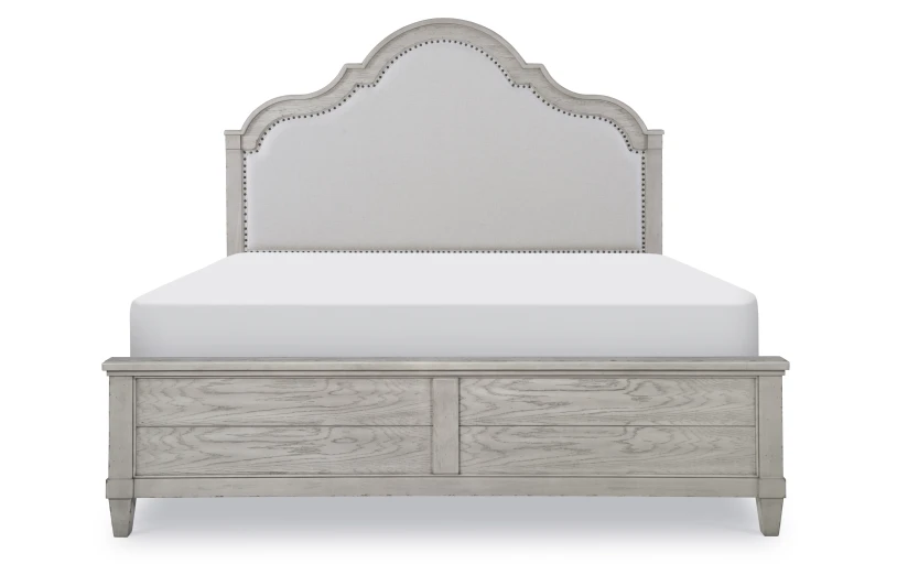 Upholstered Panel Bed, King Upholstered Panel Bed, King - Image 1