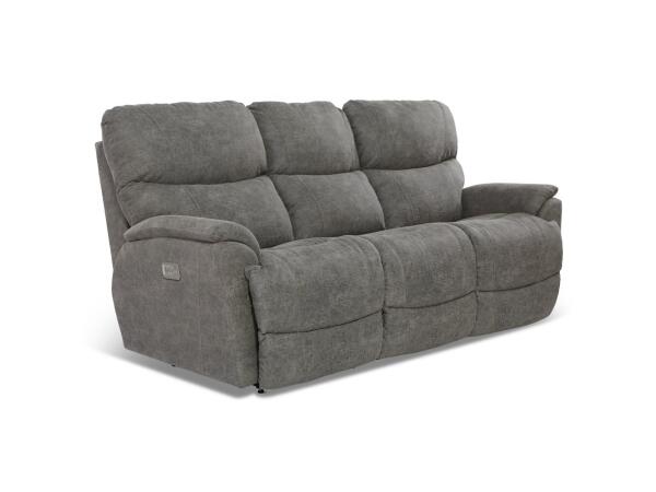 Trouper Power Reclining Sofa w/ Headrest & Lumbar Sofas Customizable