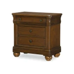 Traditional Nightstand With Usb Port And Outlet